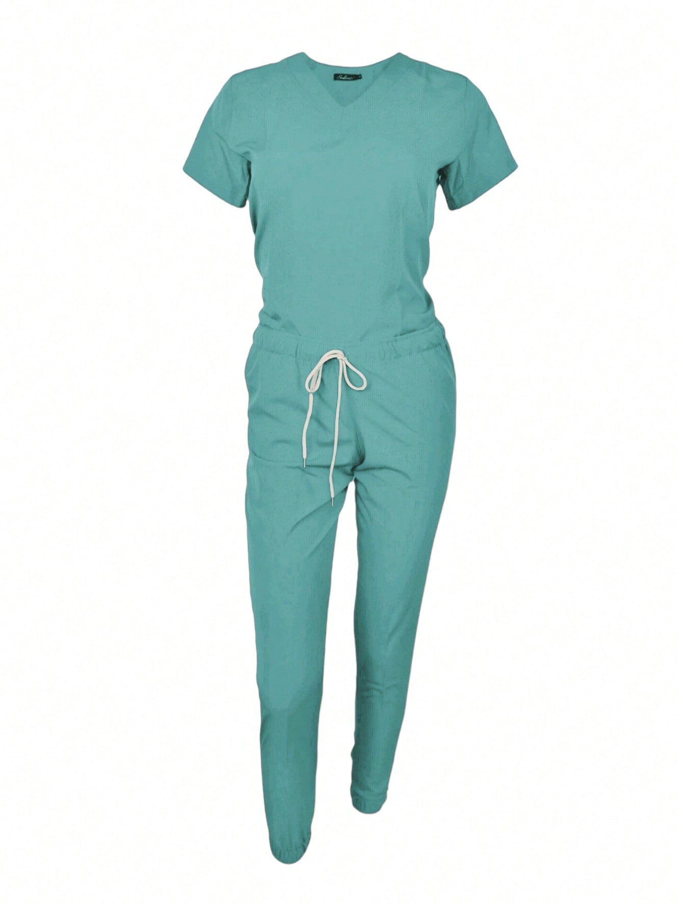 Pijama Médica Dama Jogger Lotus Verde Agua