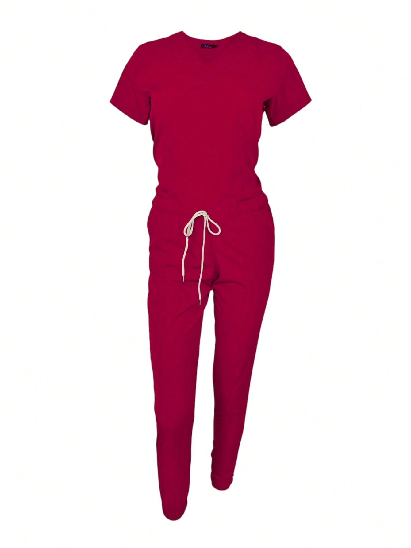 Pijama Médica Dama Jogger Lotus Rojo