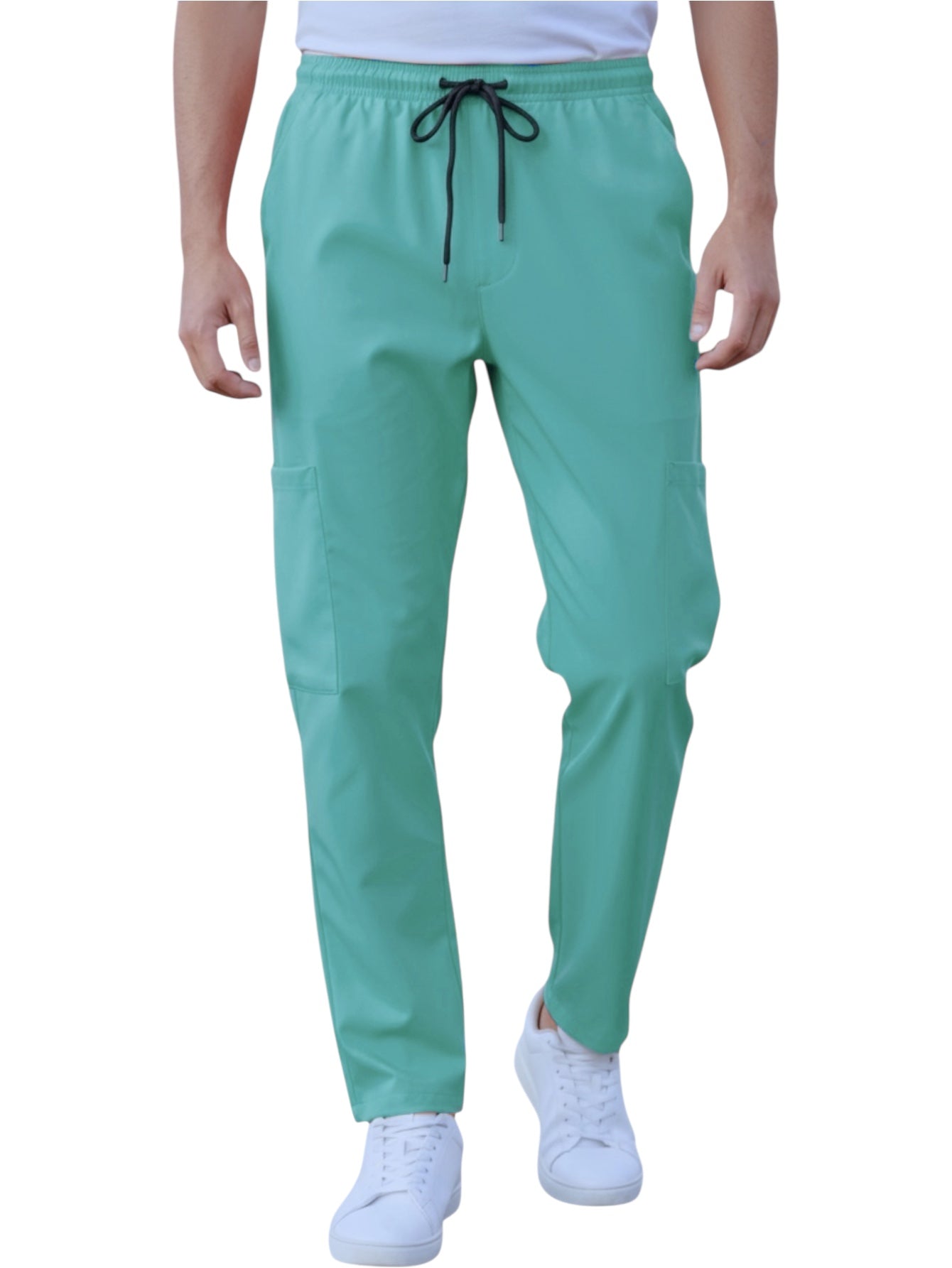 Pantalón Médico Hombre Verde Agua