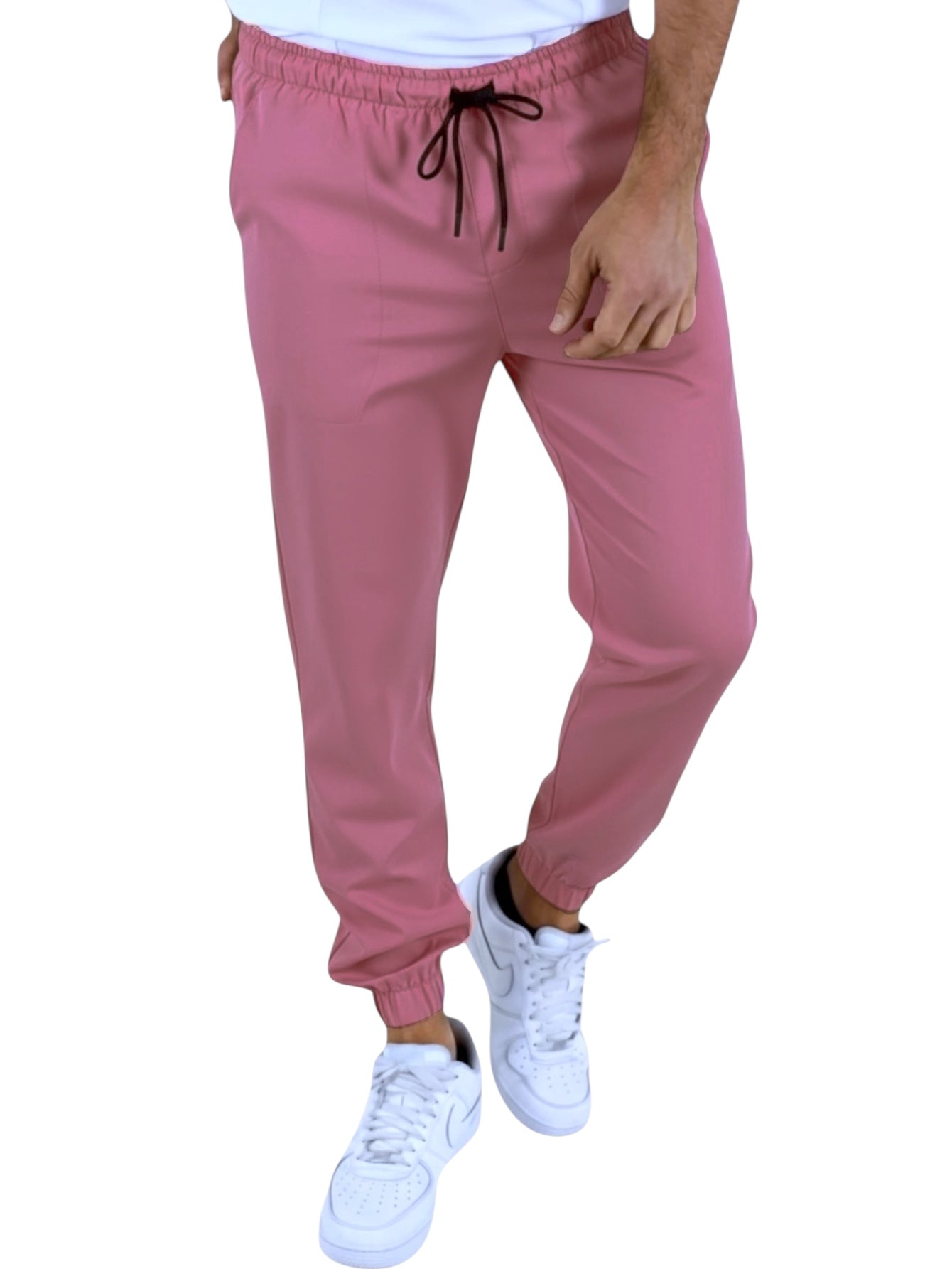 Pantalón Médico Hombre Tipo Jogger Palo de Rosa
