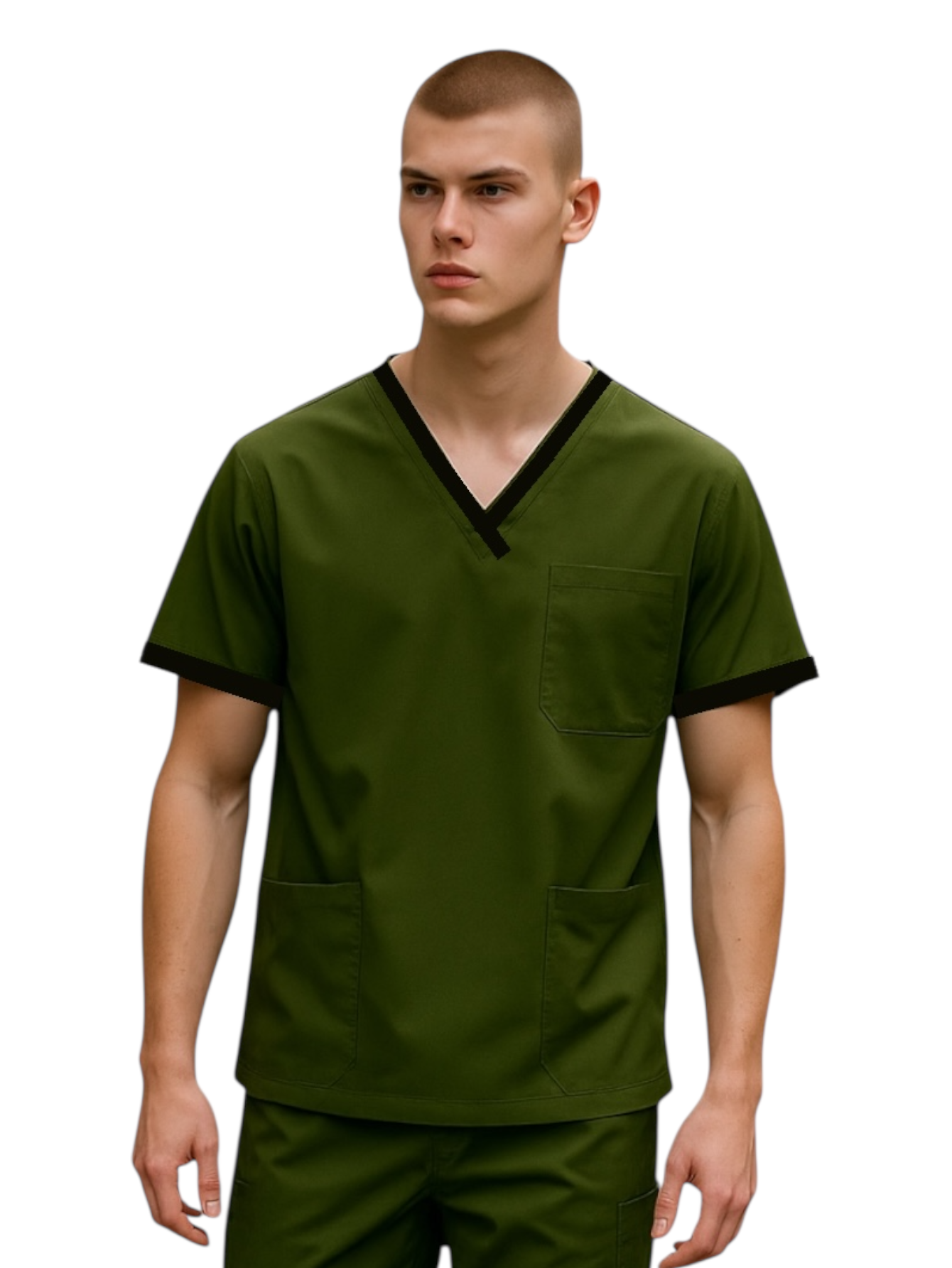 Filipina Médica Hombre London Verde Militar