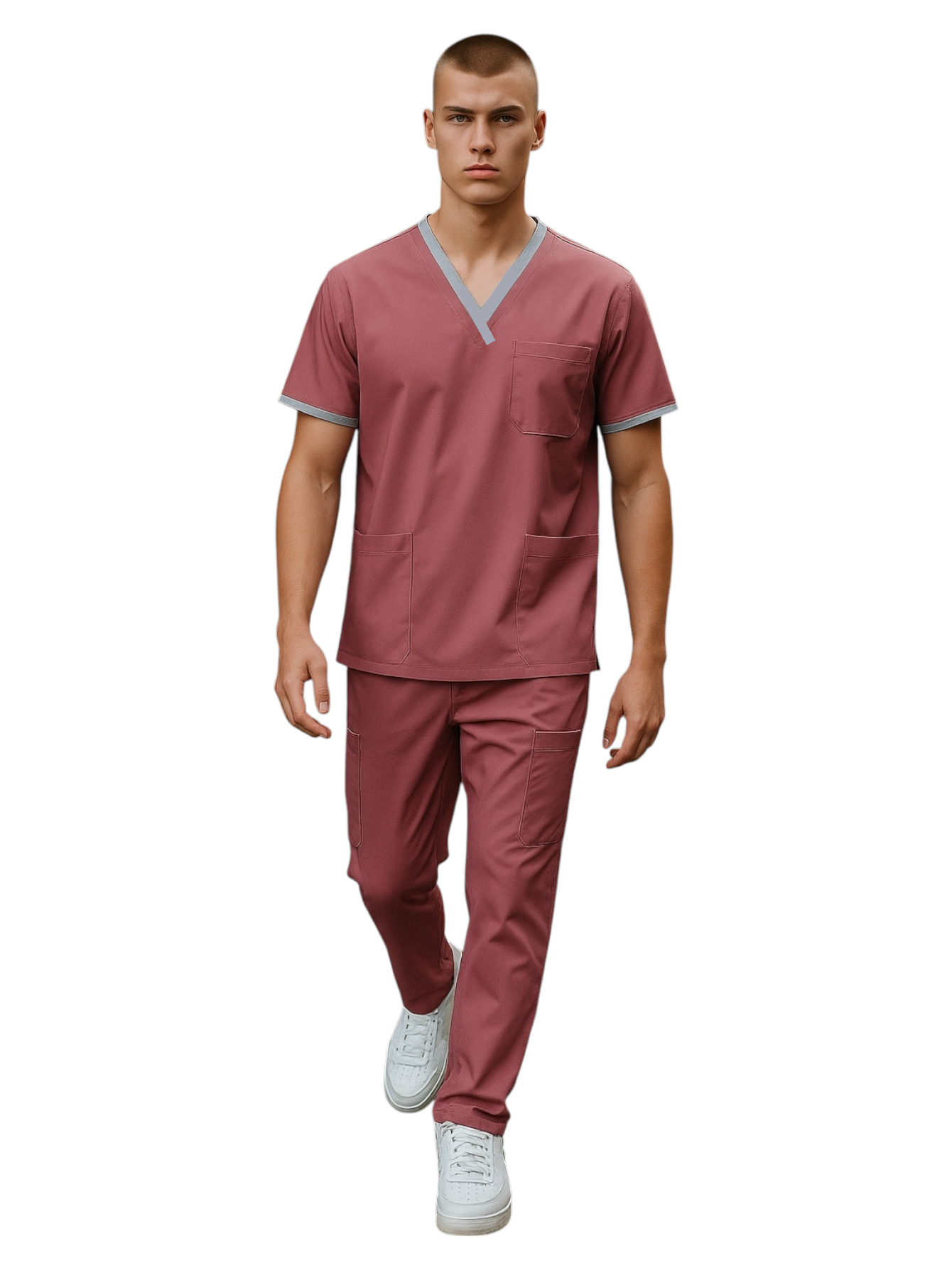 Pijama Médica Hombre London Palo de Rosa