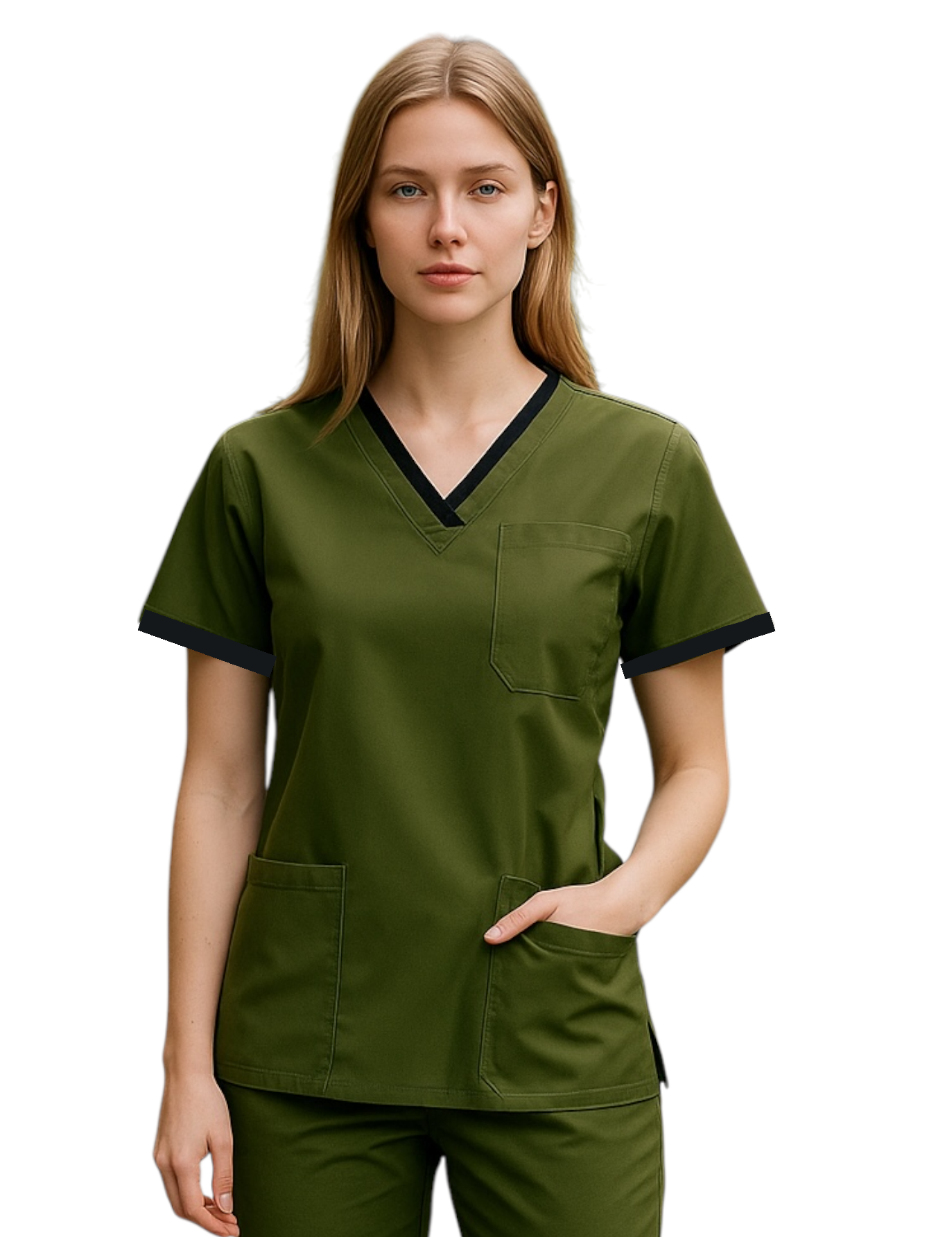 Filipina Médica Dama London Verde Militar