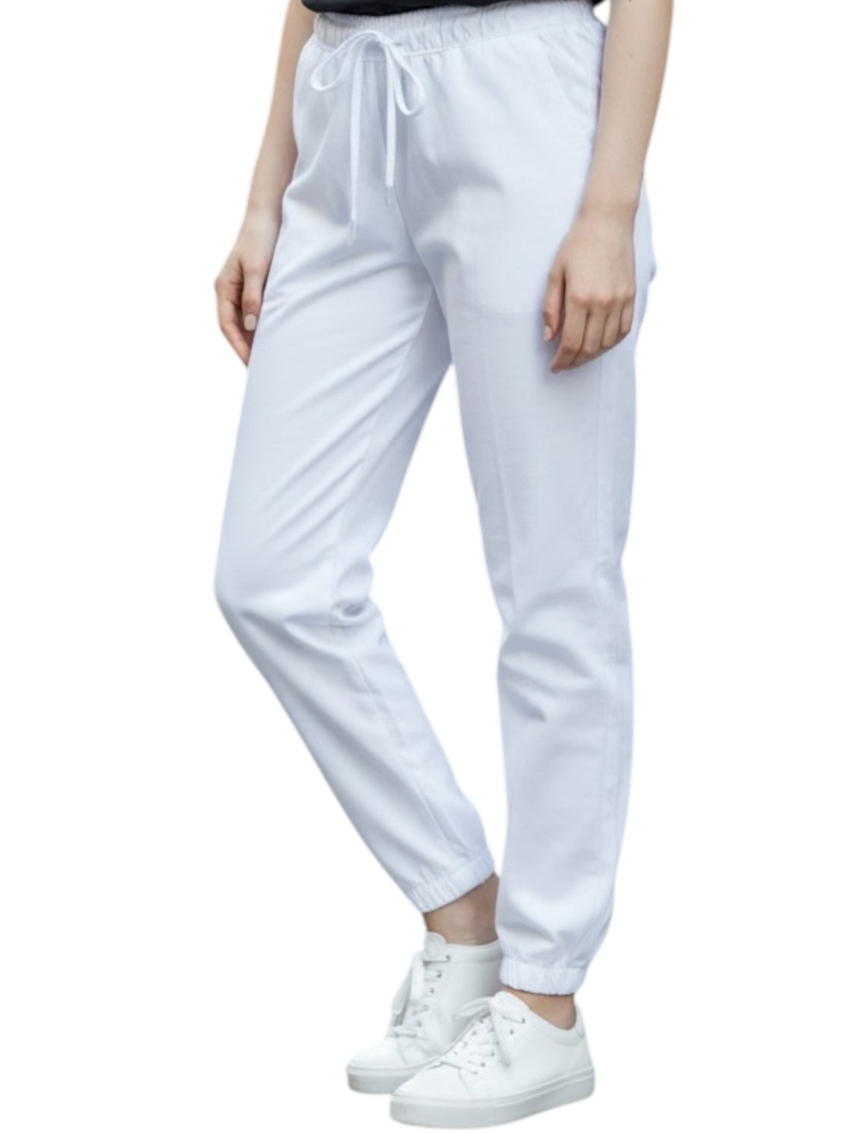 Pantalón Médico Dama Jogger Blanco