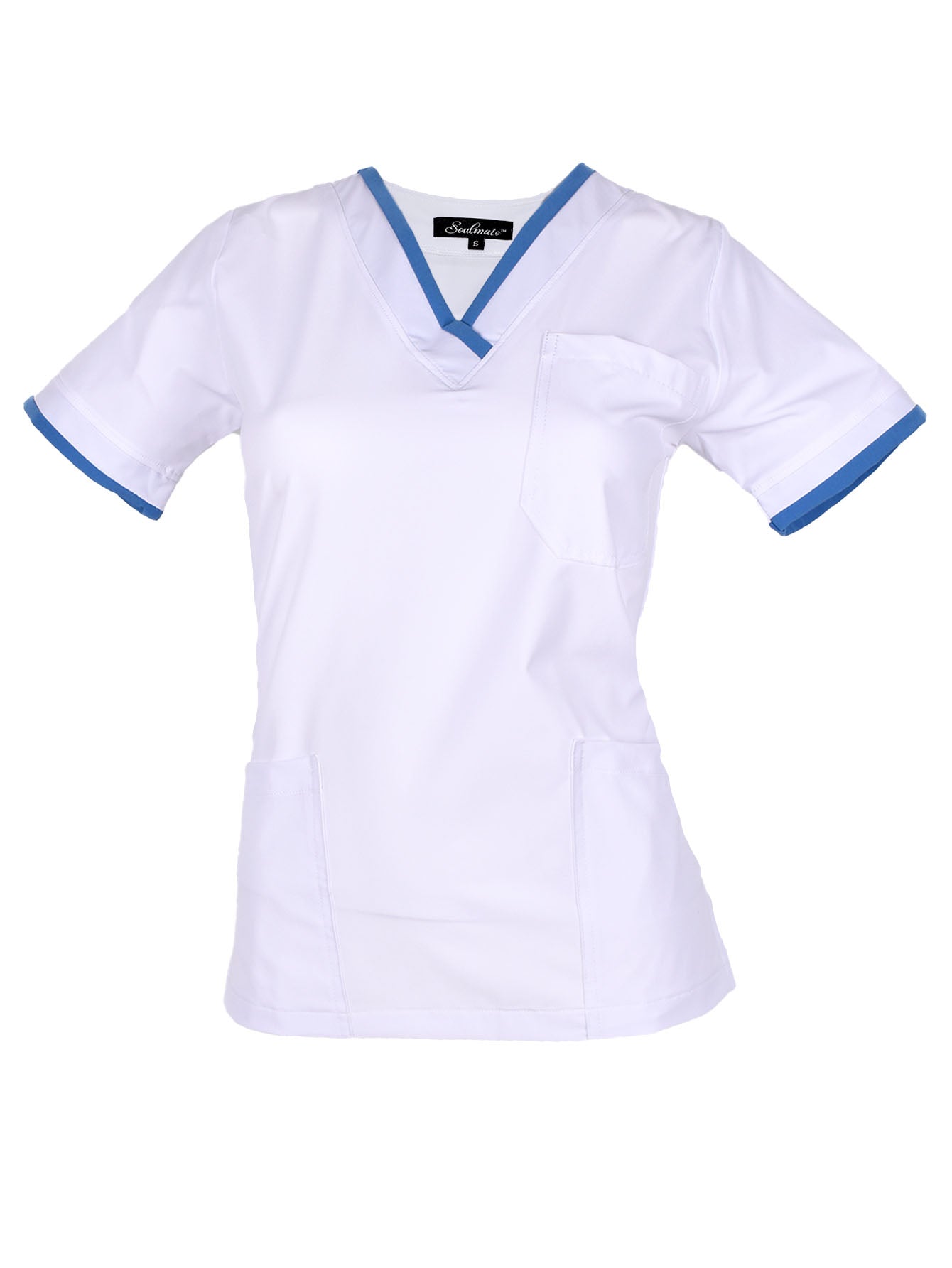 Filipina Médica Dama London Blanco con Plumbago