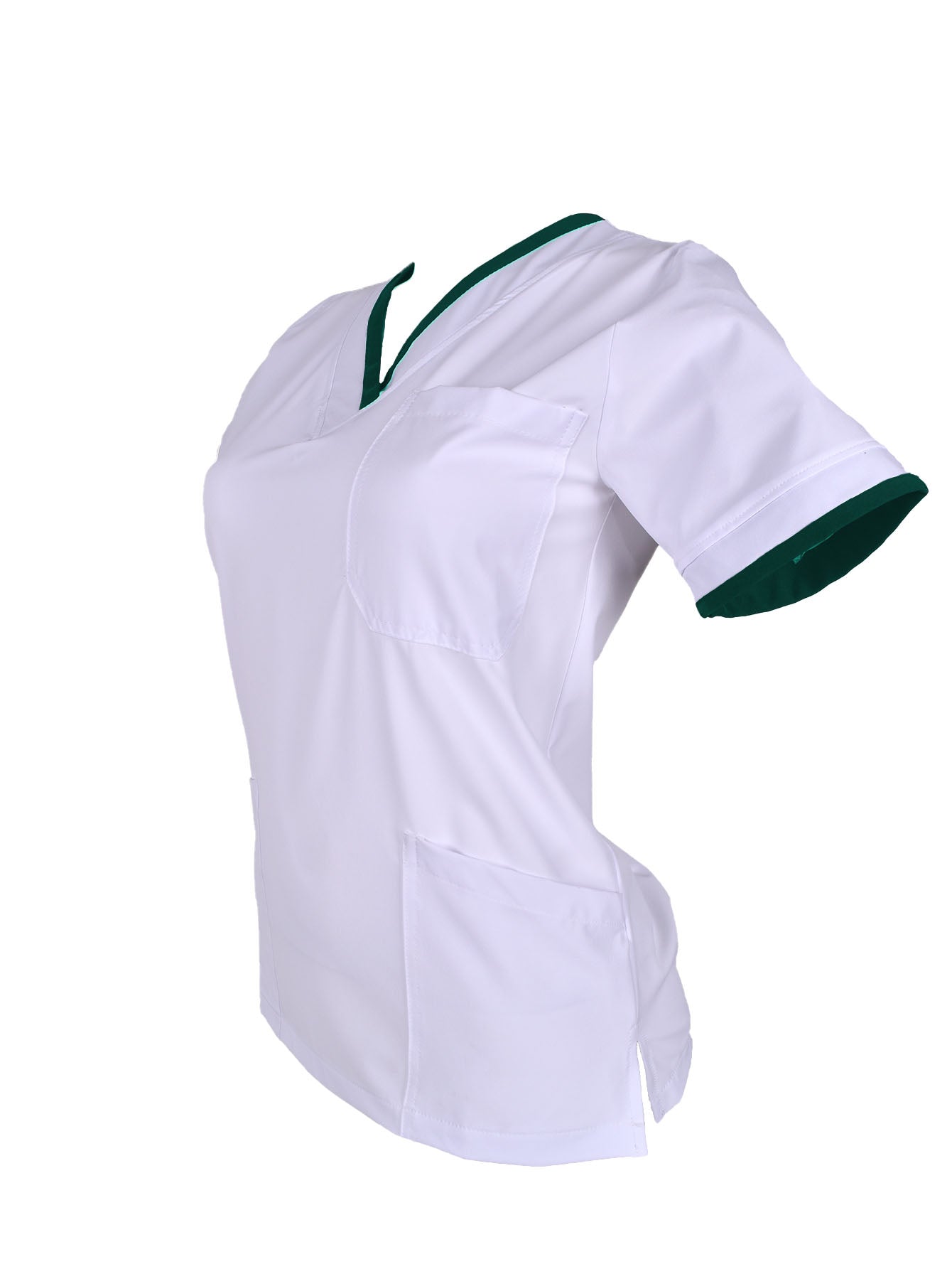 Filipina Médica Dama London Blanco con Verde