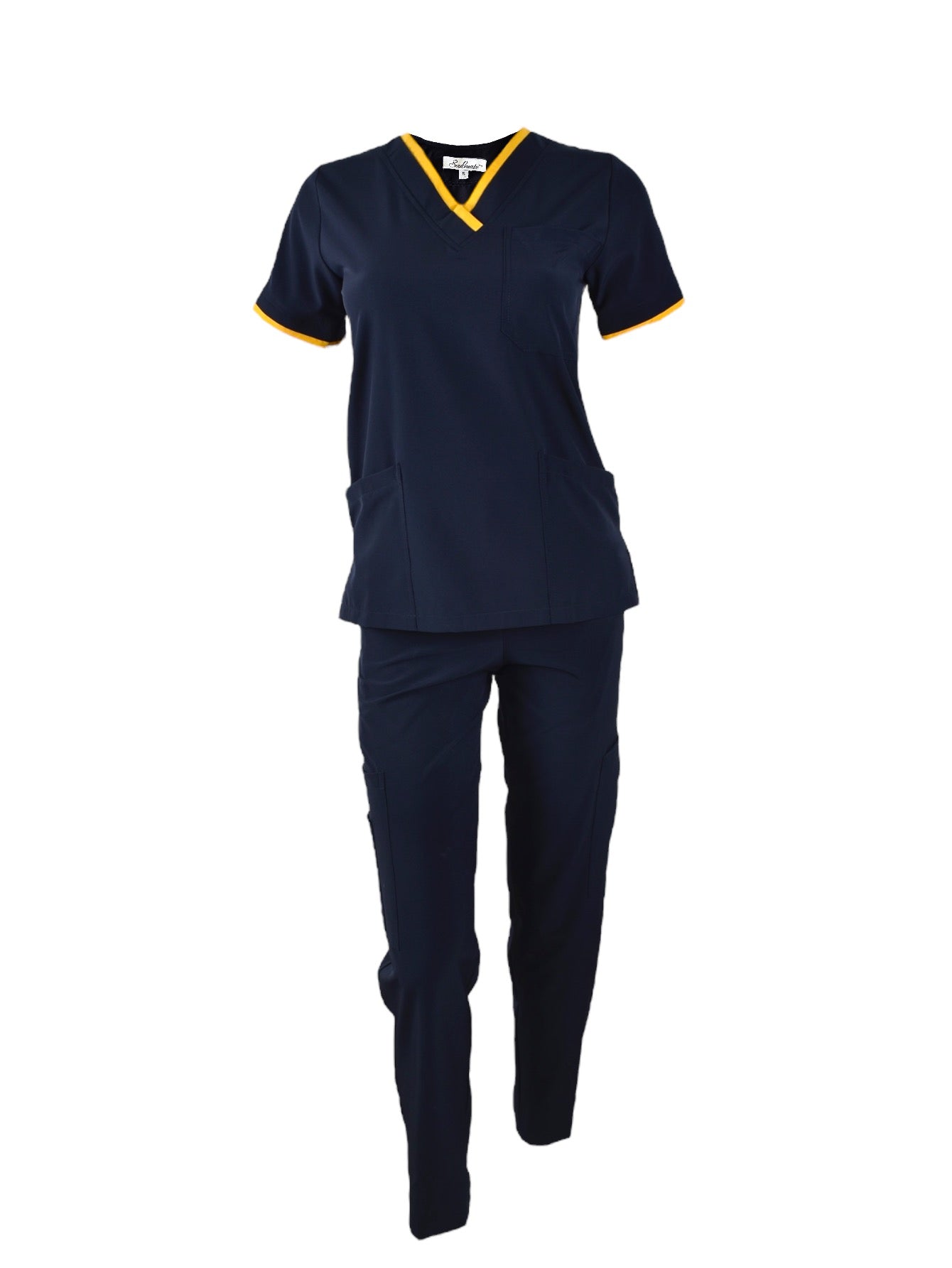 Pijama Médica Dama London Azul Marino