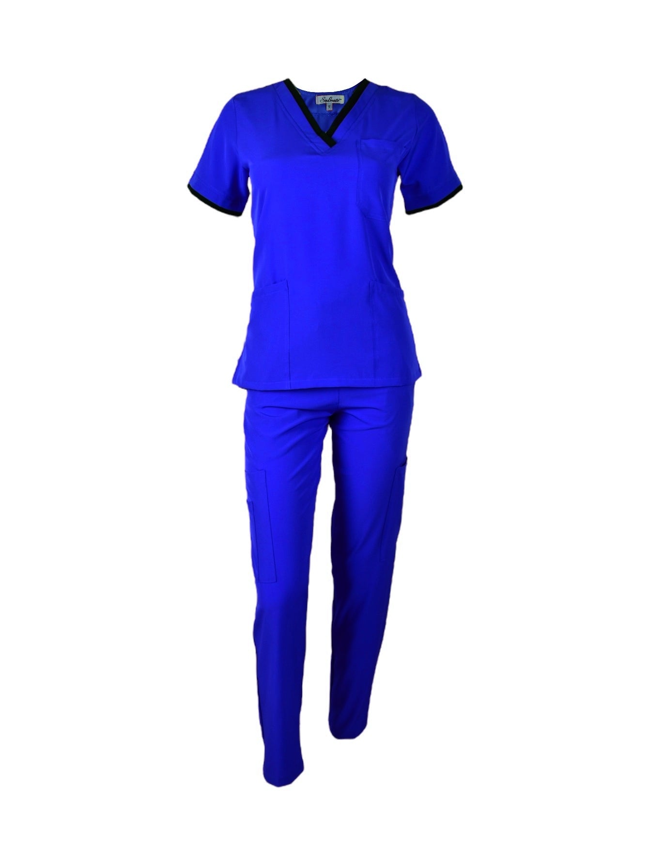 Pijama Médica Dama London Azul Rey
