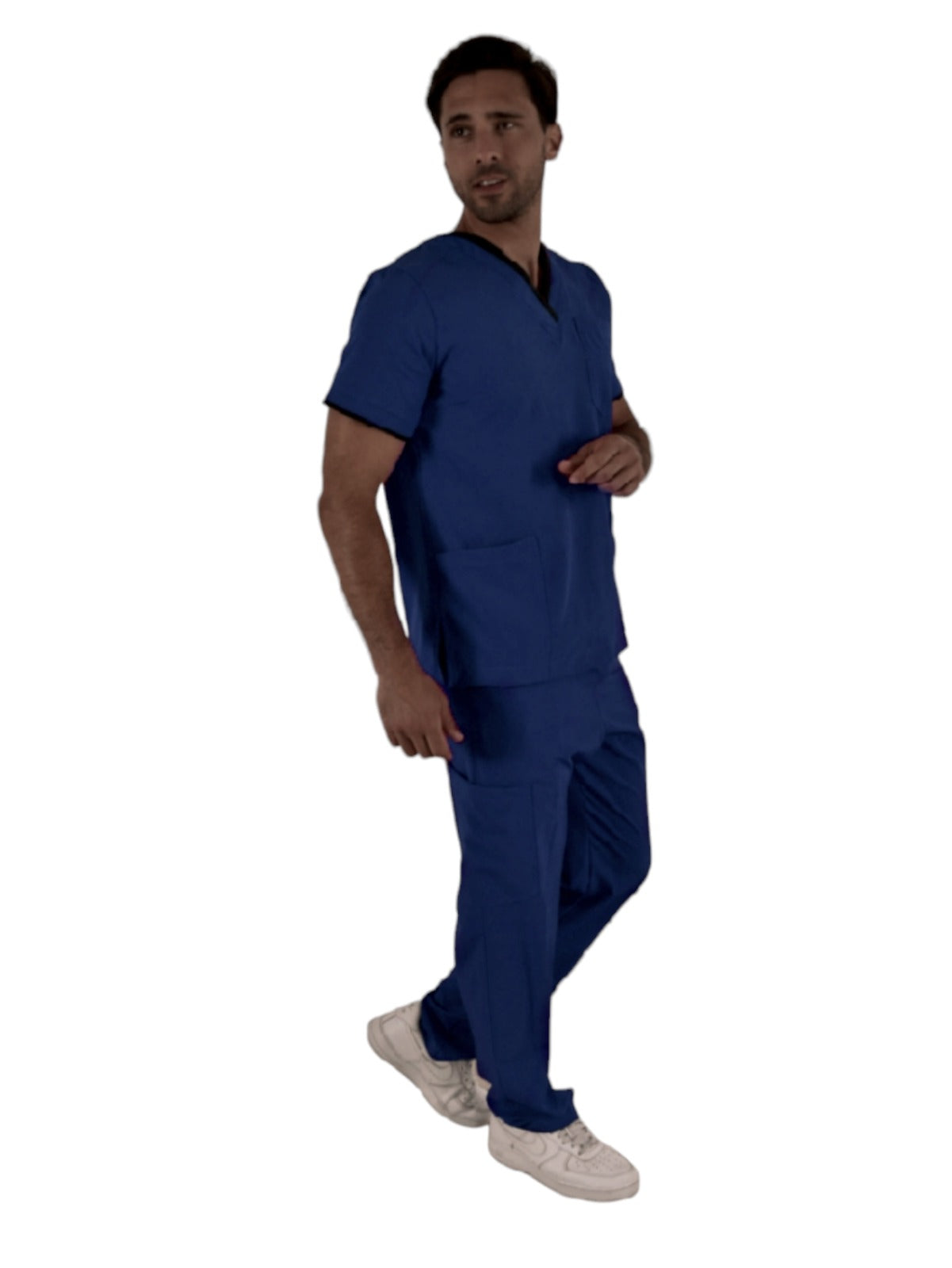 Pijama Médica Hombre London Petróleo