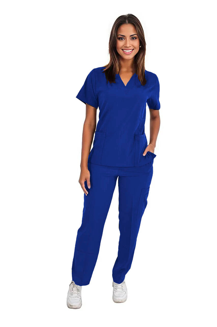 Pijama Médica Dama Tania Azul Rey