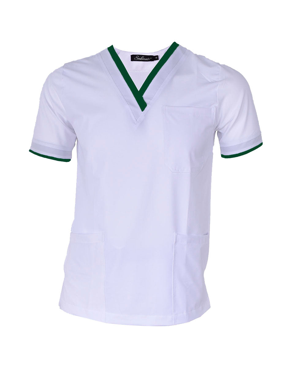 Filipina Médica Hombre London Blanco con Verde