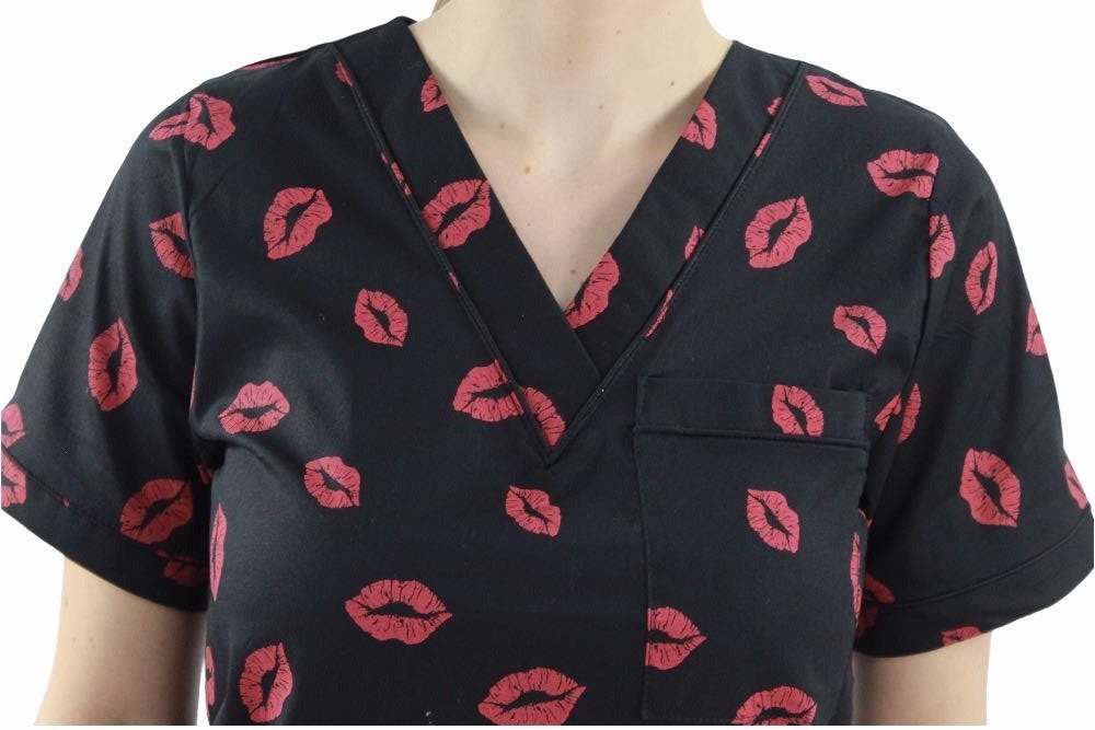 Filipina Médica Dama Primavera Negra de Besos