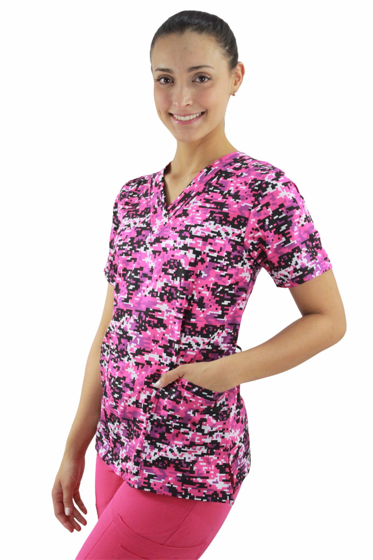 Filipina Médica Dama Tania Fucsia Pixel