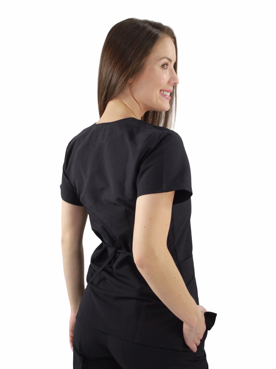 Pijama Médica Dama Natalia Negro
