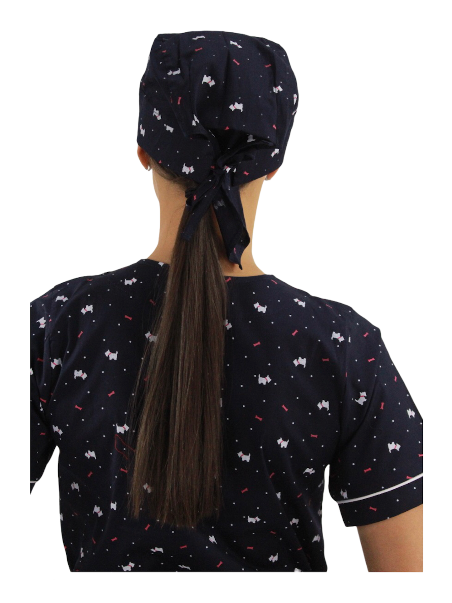 Gorro Médico Dama Marino Estamp Perros