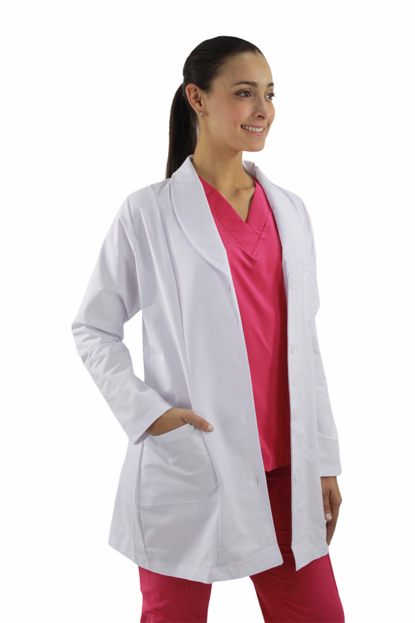 Bata Médica Mujer Blanca