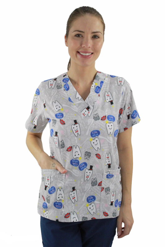 Filipina Médica Dama Tania Gris de Muelas