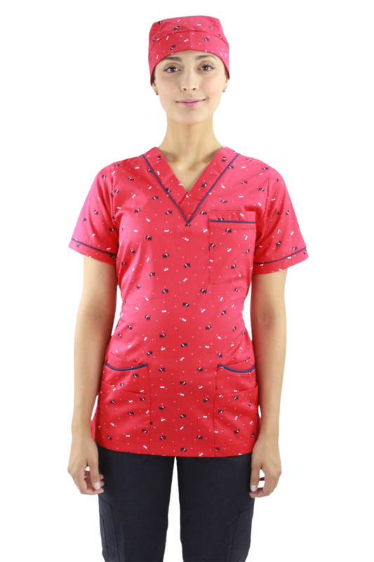 Filipina Médica Dama Primavera Roja de Perros