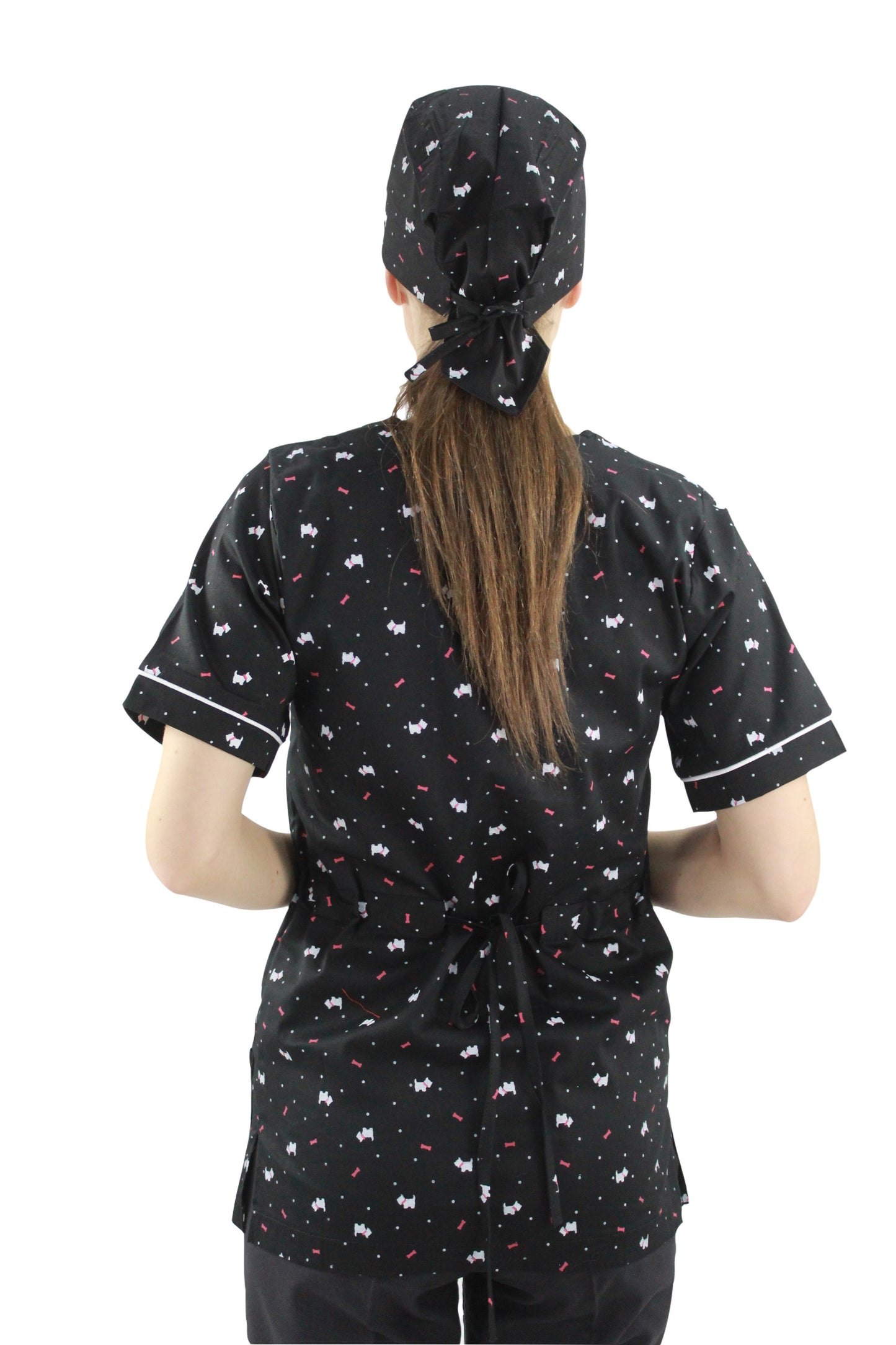 Filipina Médica Dama Primavera Negro de Perros