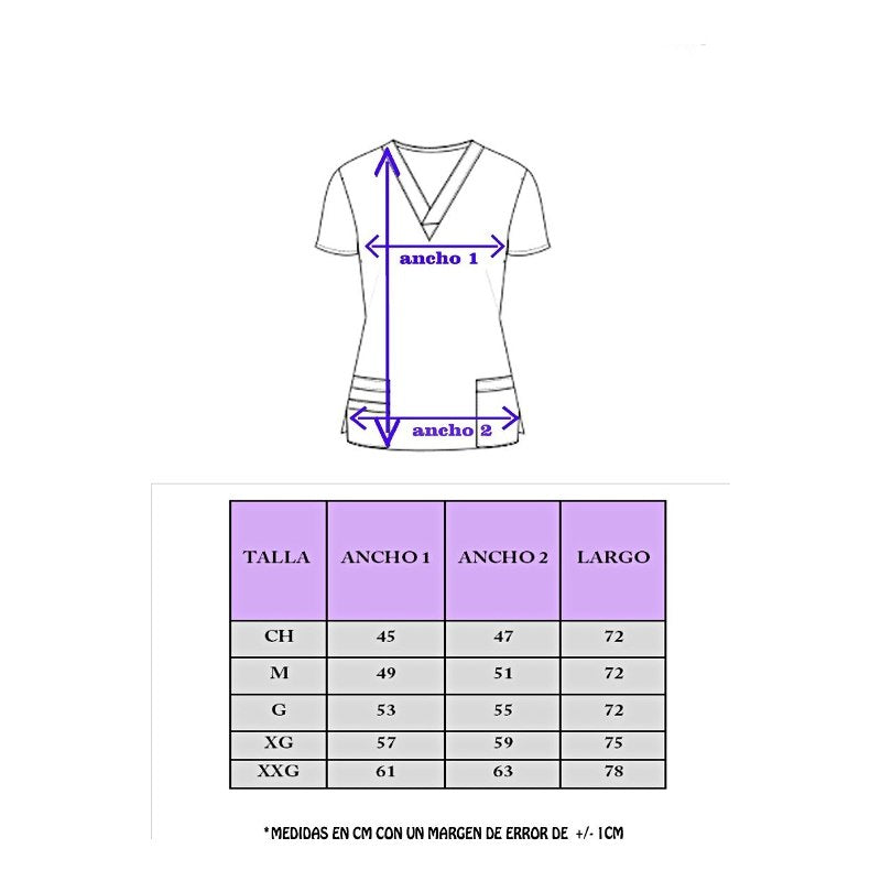 Filipina Médica Dama Primavera Fucsia Puntos