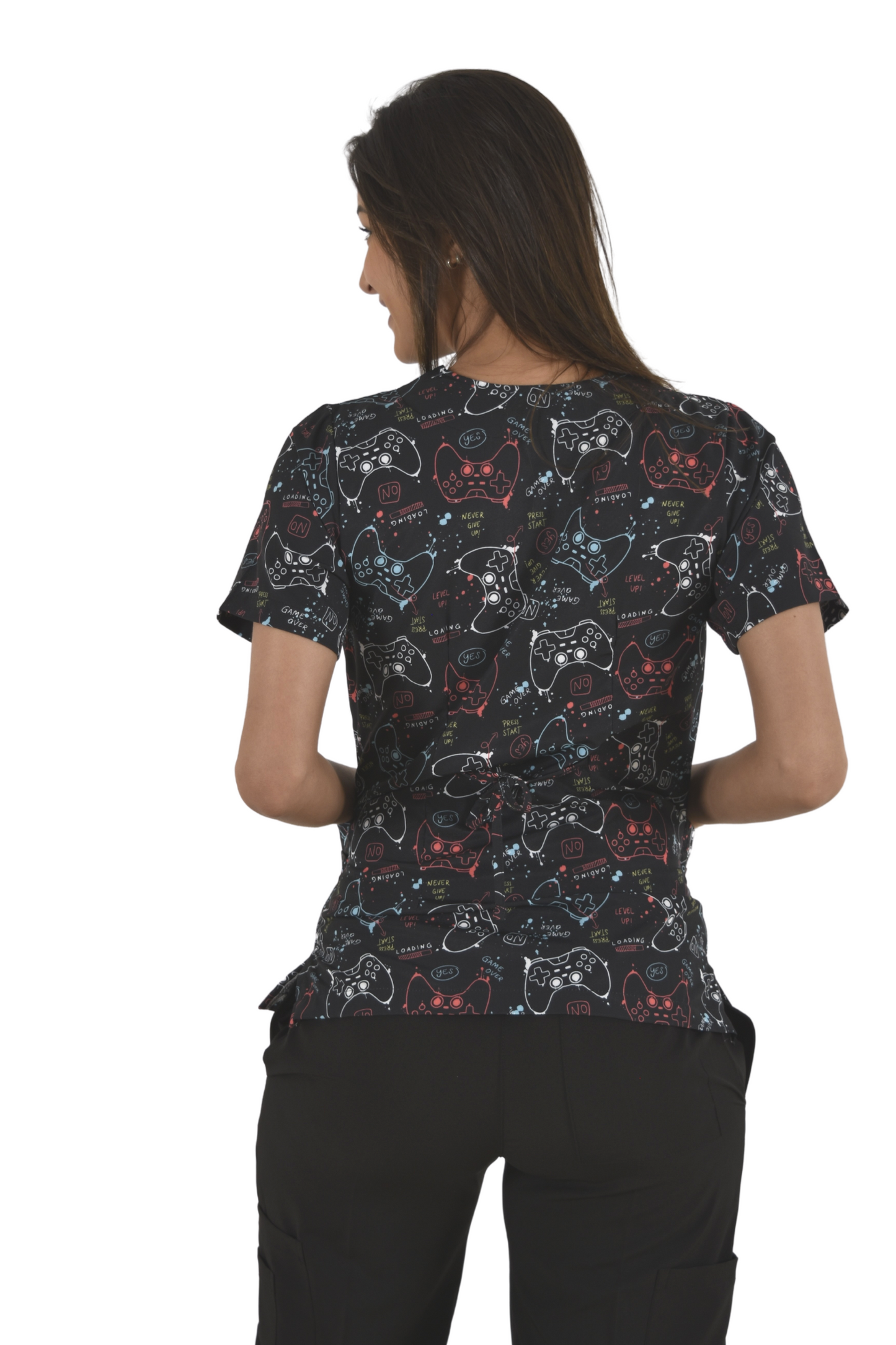 Filipina Médica Dama Tania Negro Gamer