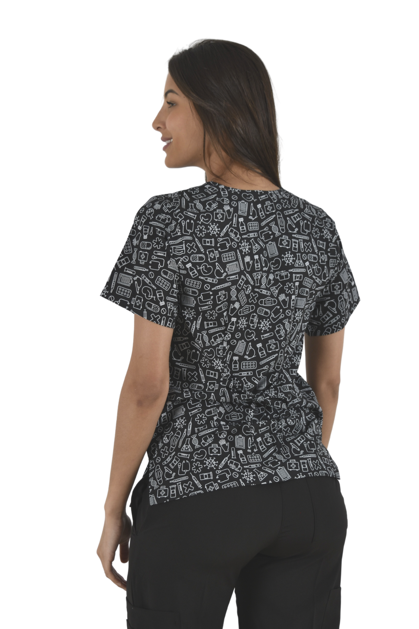 Filipina Médica Dama Tania Negro Iconos Médicos