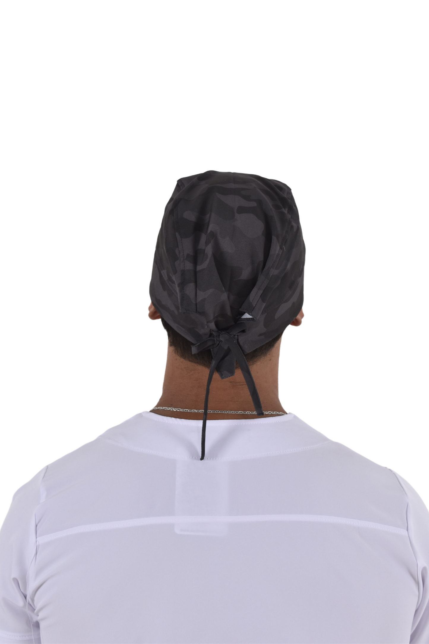 Gorro Médico De Hombre Print Camuflaje Gris