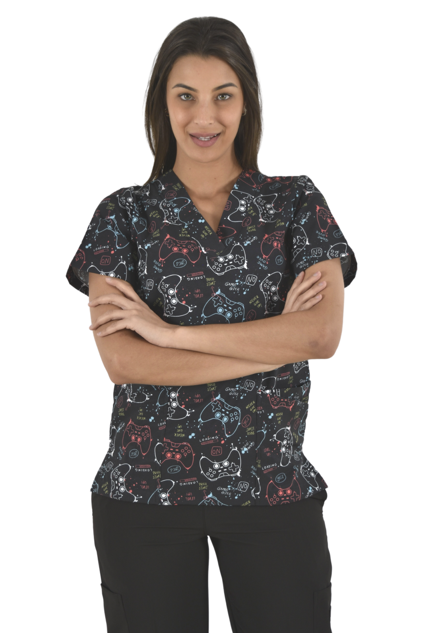 Filipina Médica Dama Tania Negro Gamer