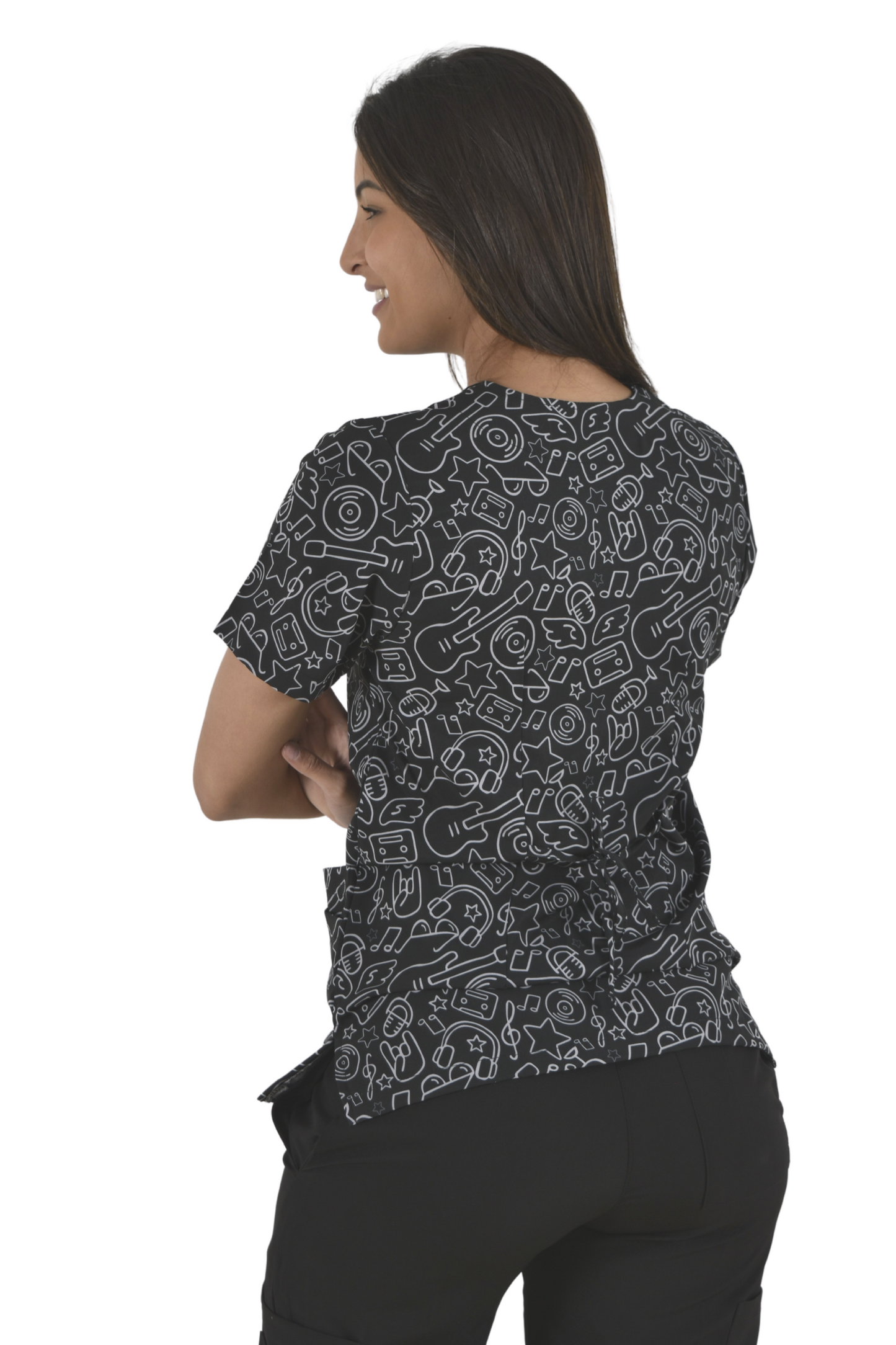 Filipina Médica Dama Tania Negro Rock