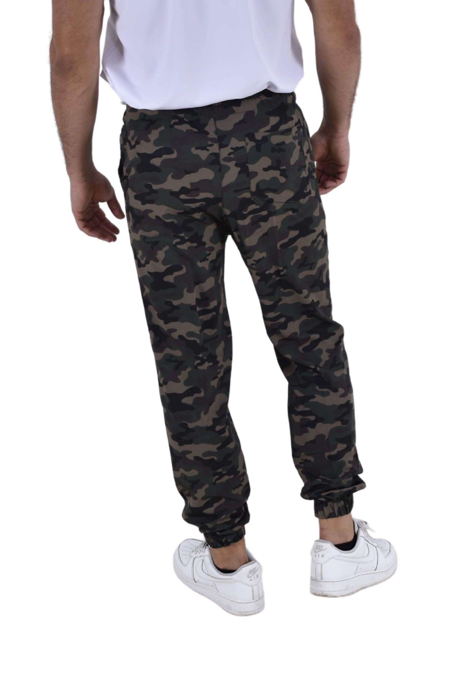 Pantalón Médico Hombre Tipo Jogger Camuflaje Verde