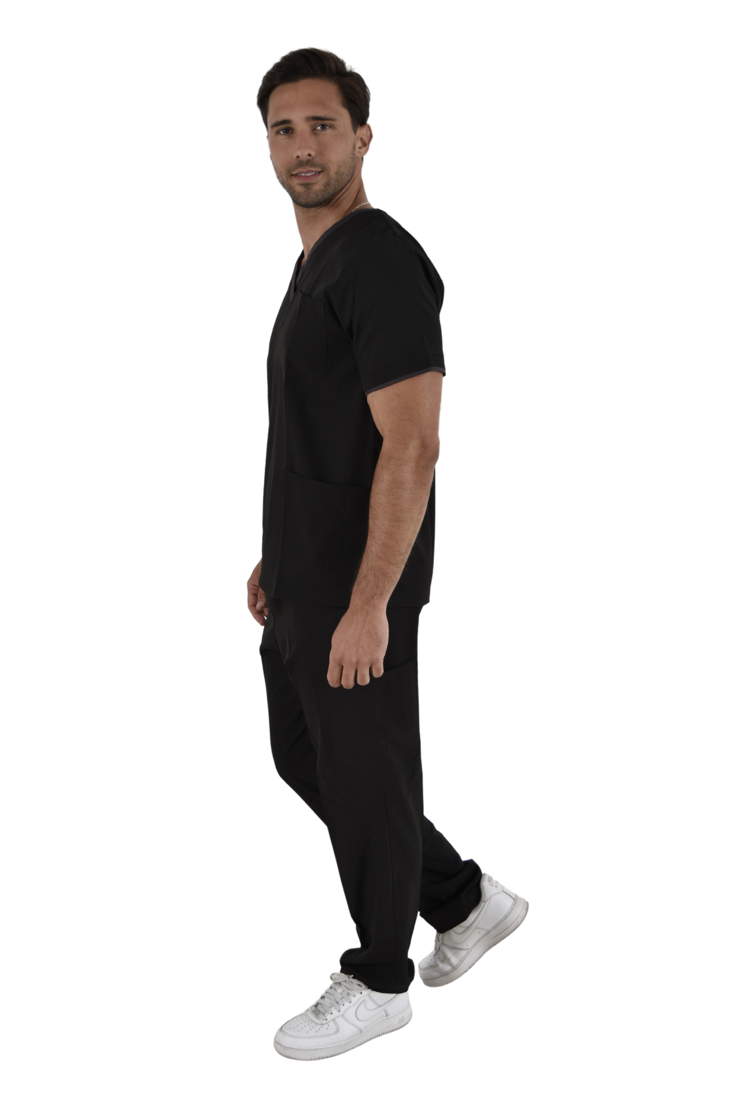 Pijama Médica Hombre London Negro