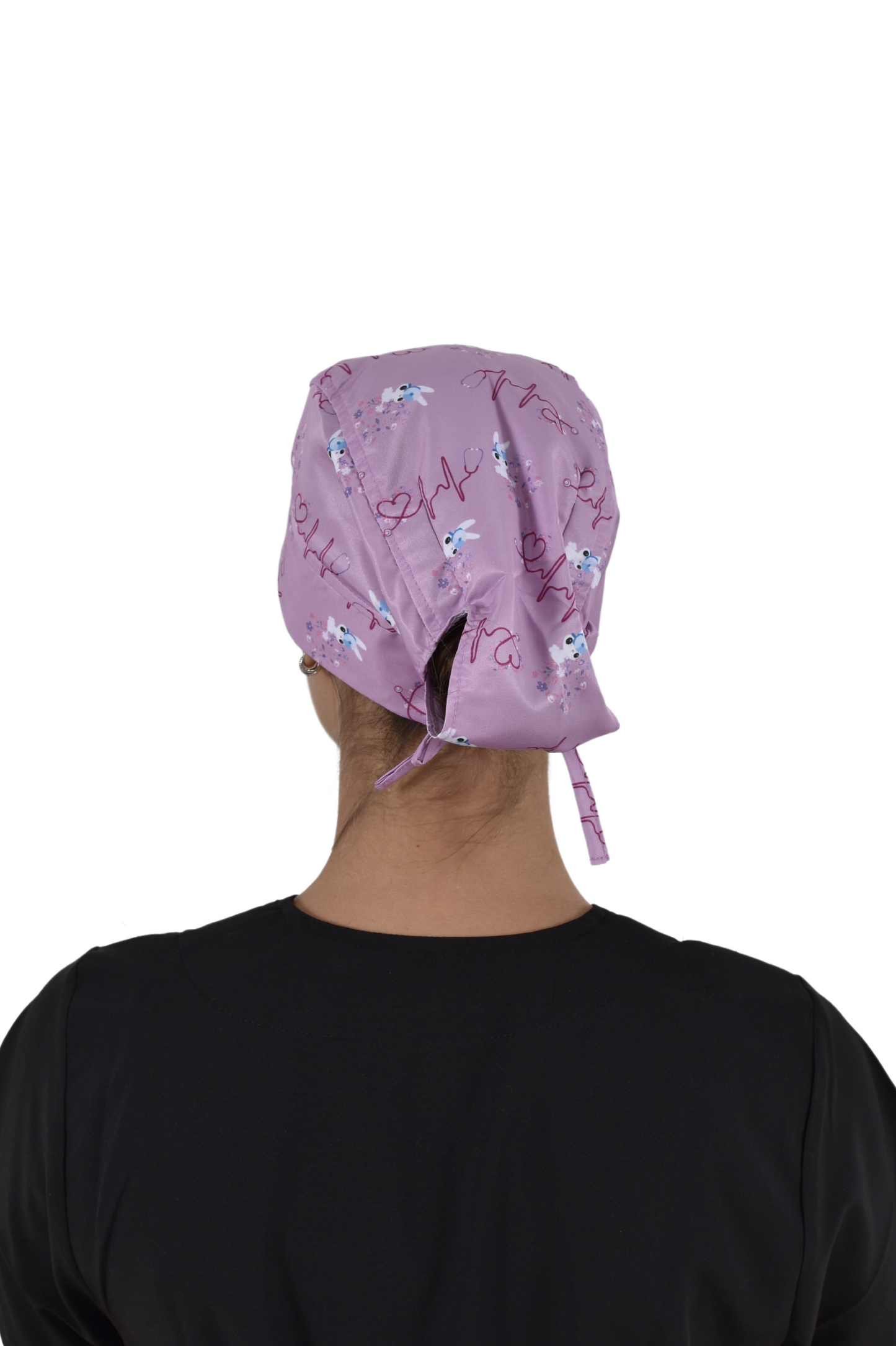 Gorro Médico Dama Rosa con Conejo