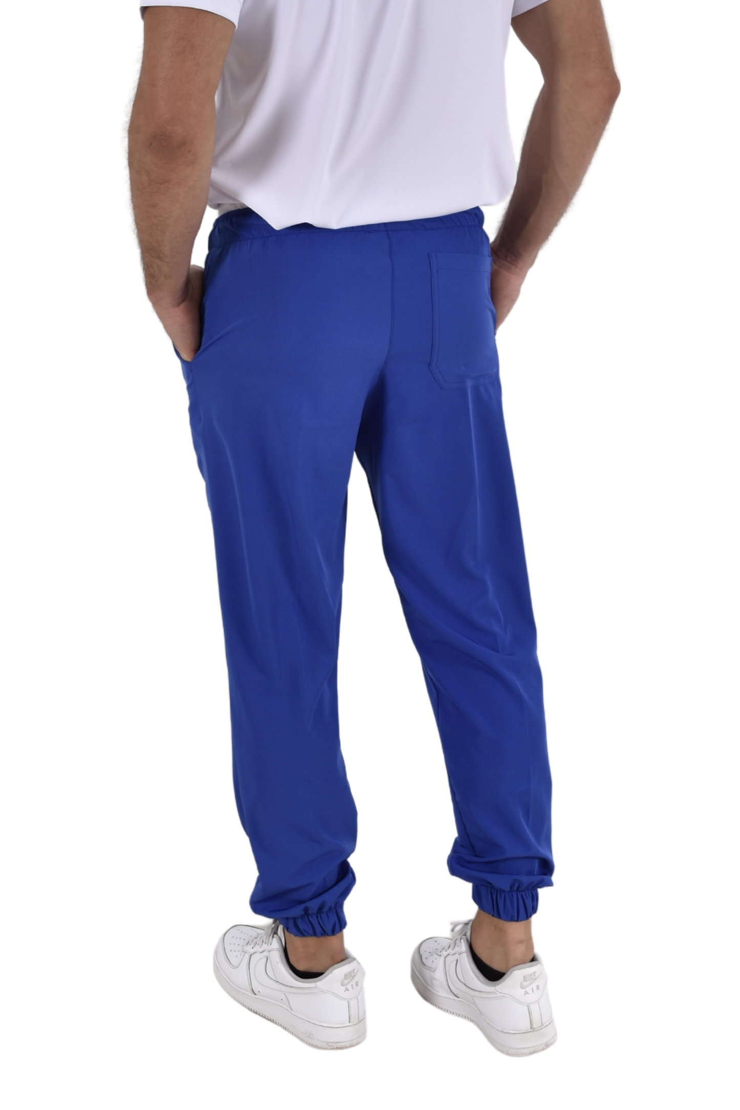 Pantalón Quirúrgico Hombre Tipo Jogger Azul Rey