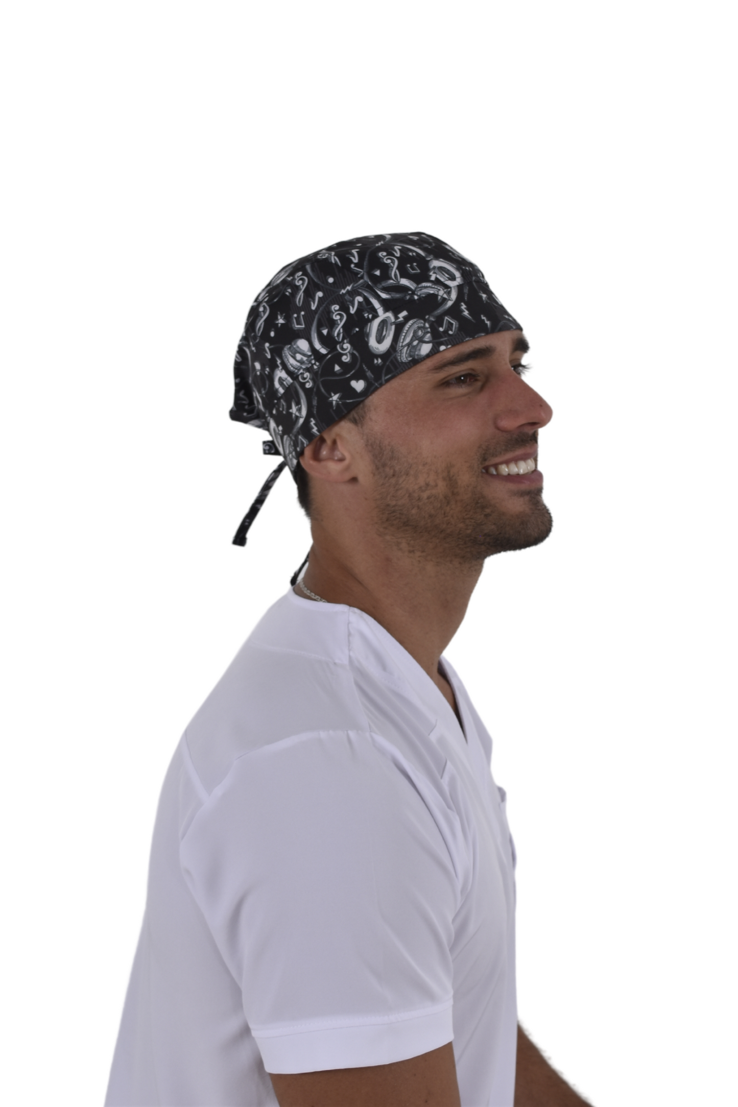 Gorro Médico De Hombre Print Audífonos