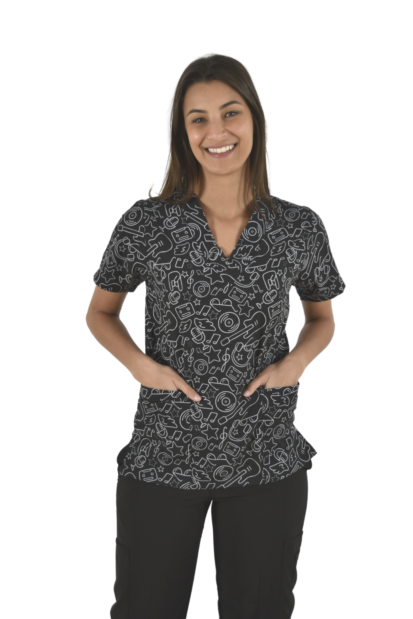 Filipina Médica Dama Tania Negro Rock