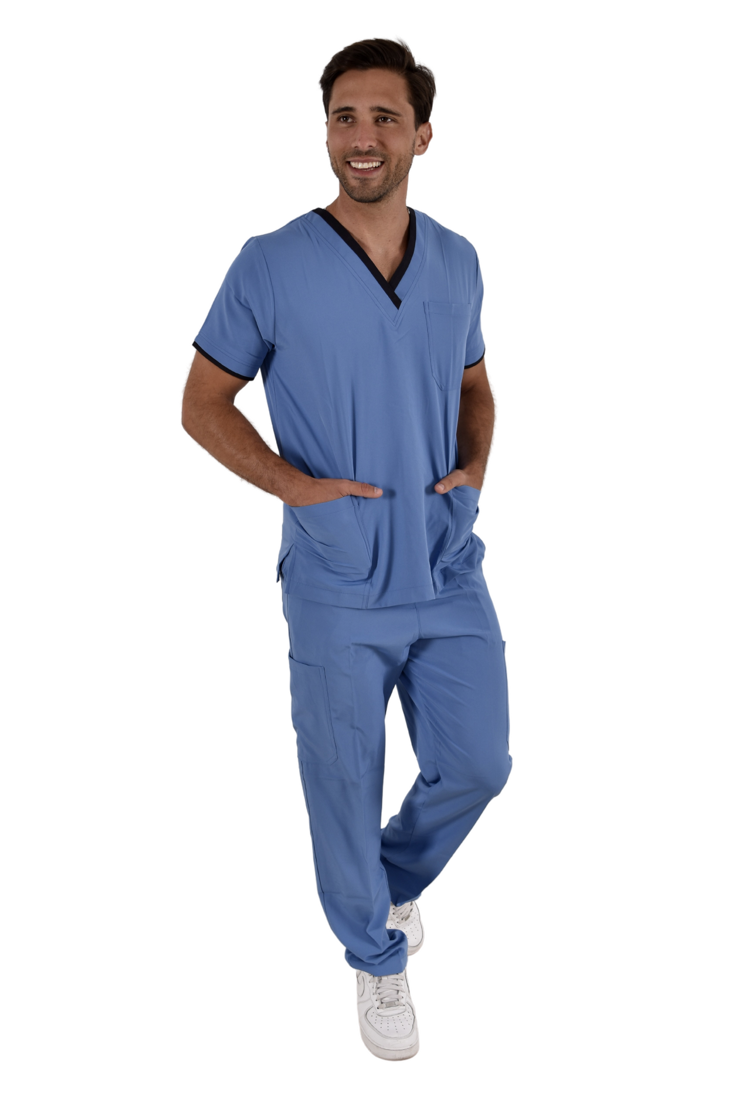 Pijama Médica Hombre London Plumbago