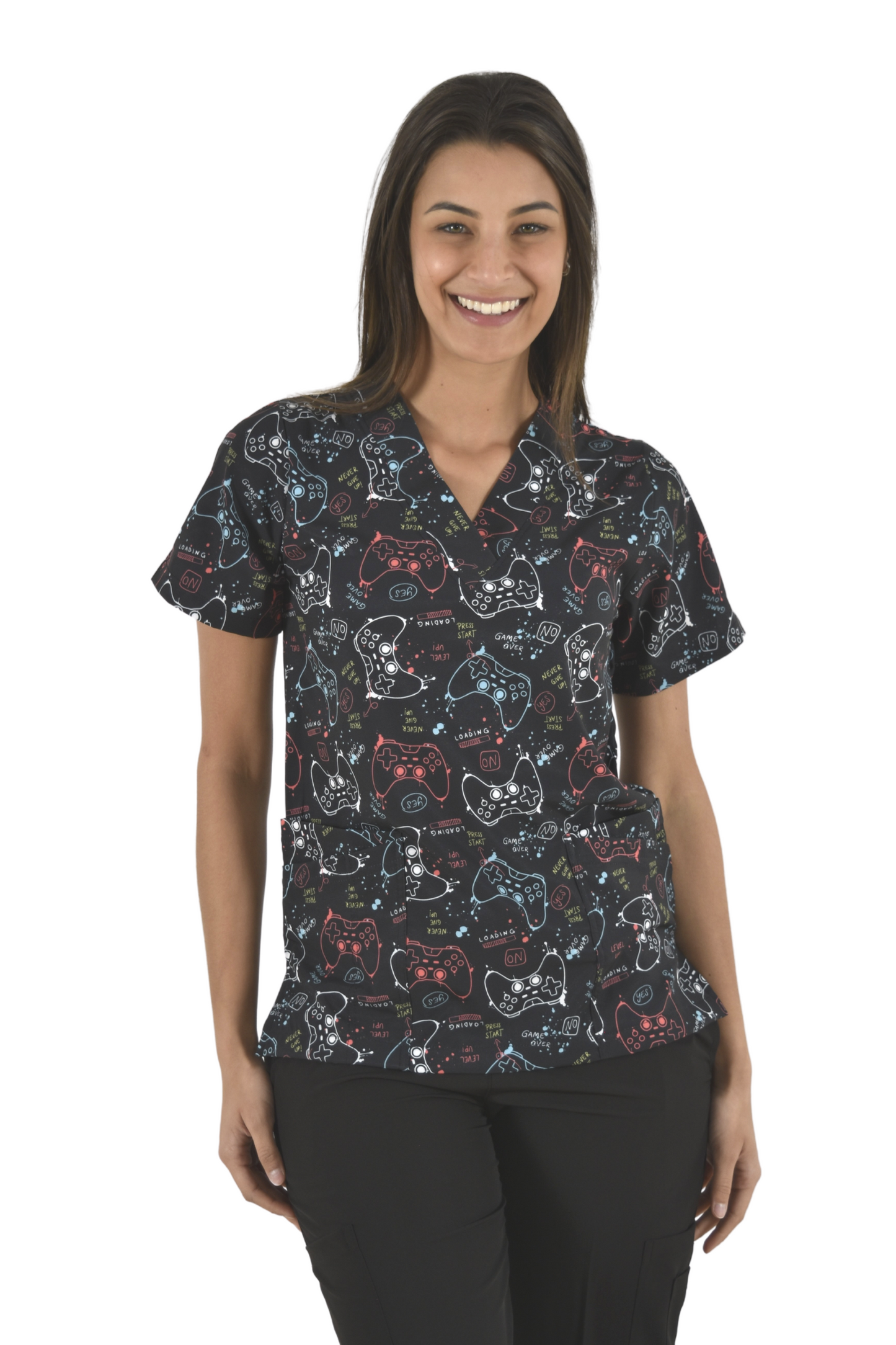 Filipina Médica Dama Tania Negro Gamer