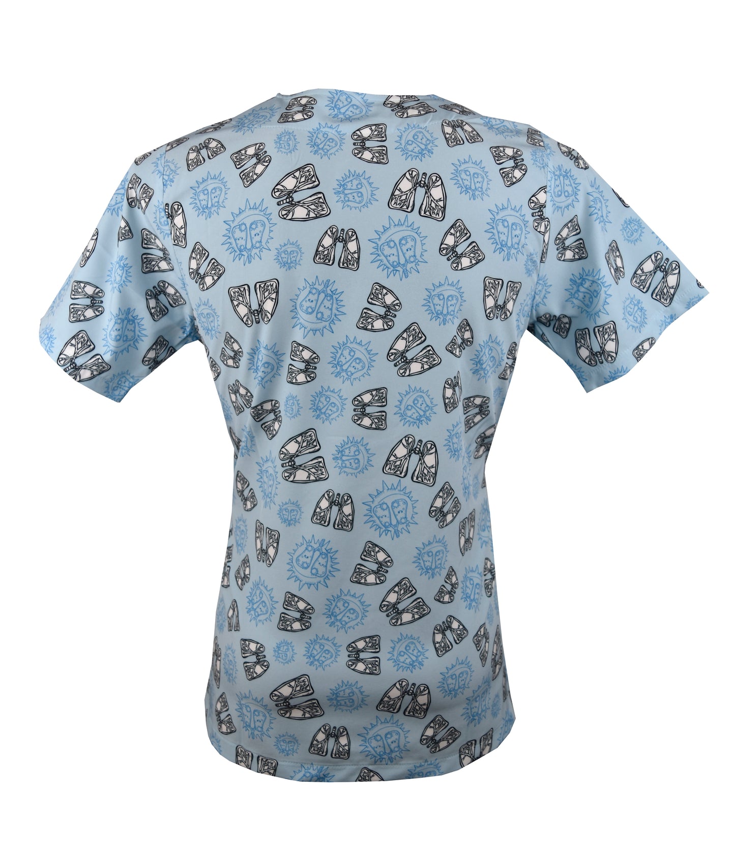 Filipina Médica Hombre Print Pulmones