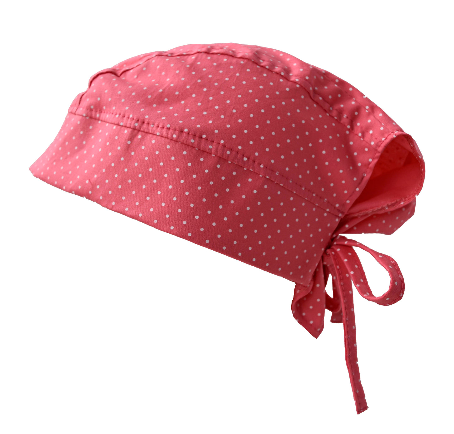Gorro Médico Dama Coral de Puntos