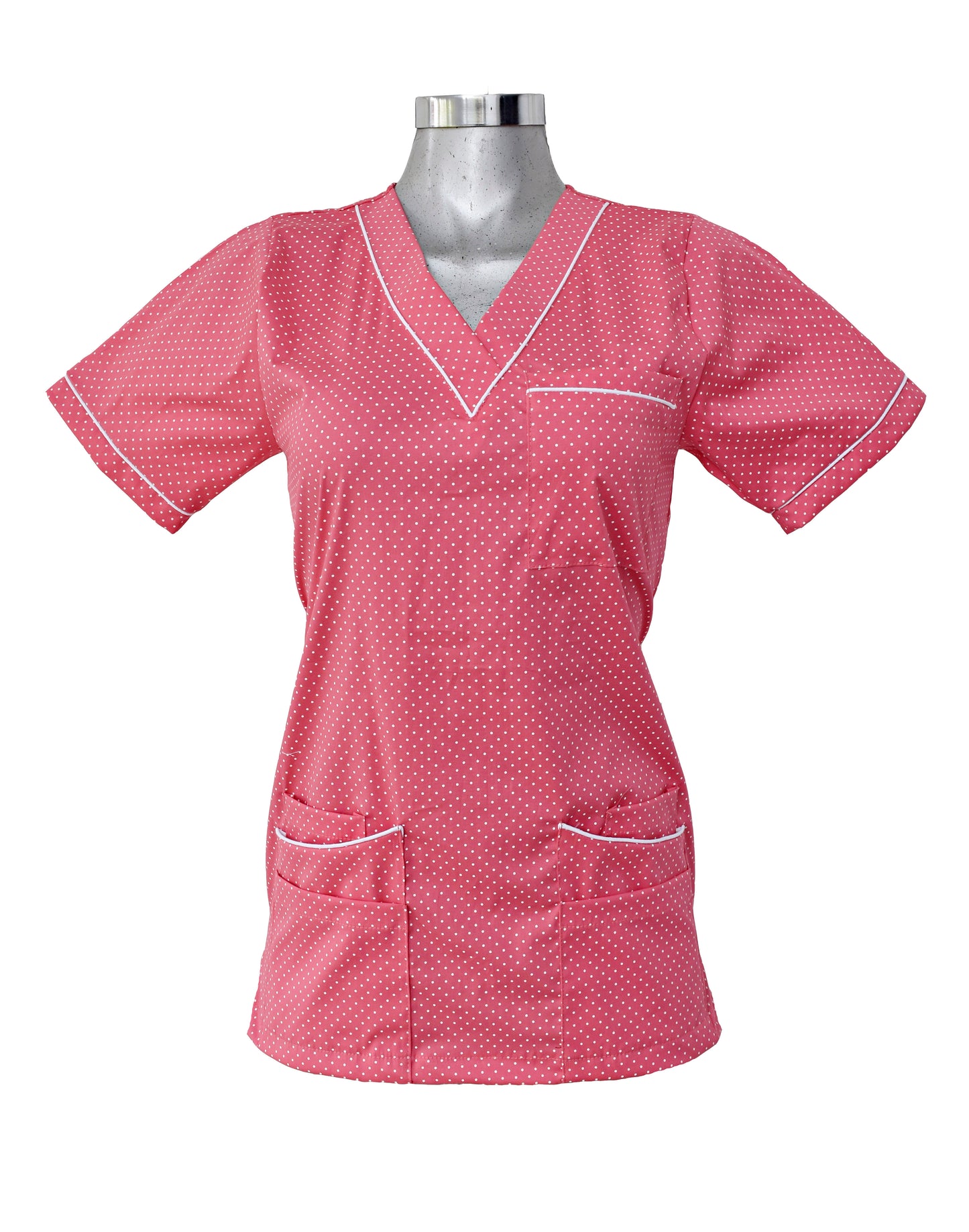 Filipina Médica Dama Primavera Coral de Puntos