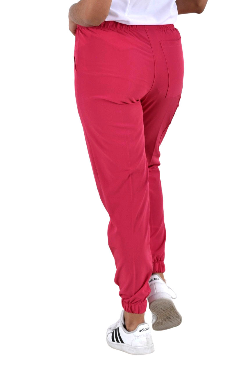 Pantalón Médico Dama Jogger Fucsia