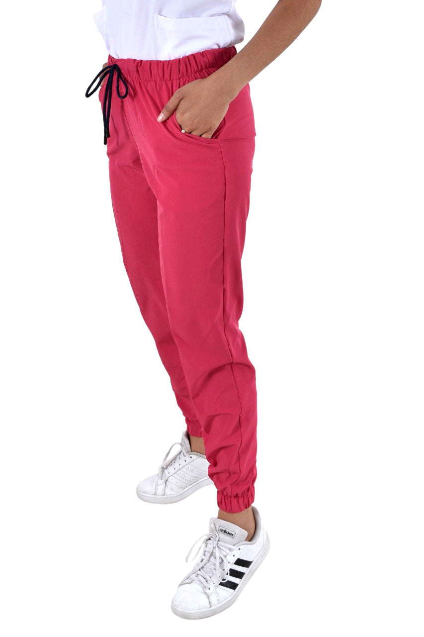 Pantalón Médico Dama Jogger Fucsia