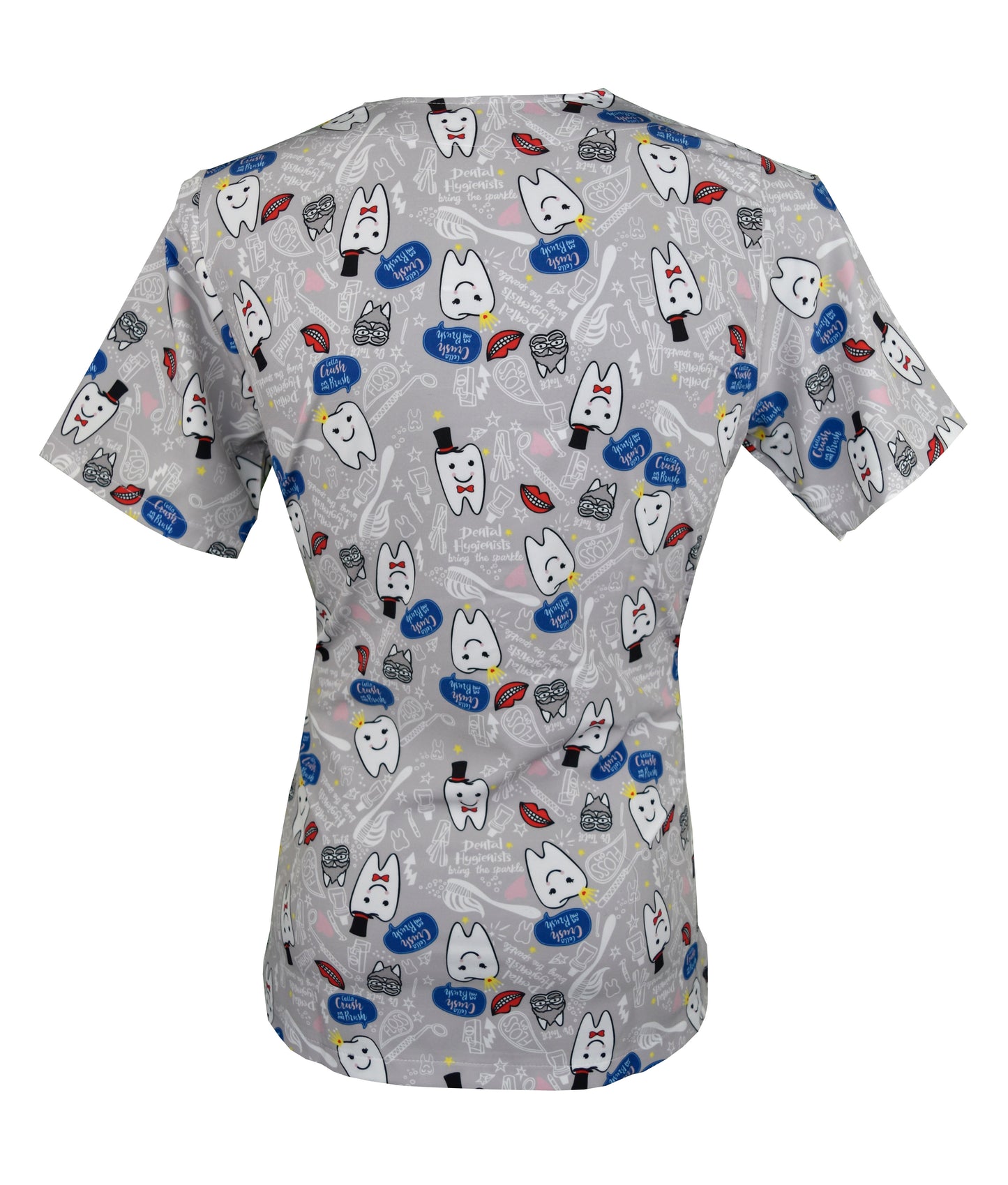 Filipina Médica Hombre Print Gris de Muelas