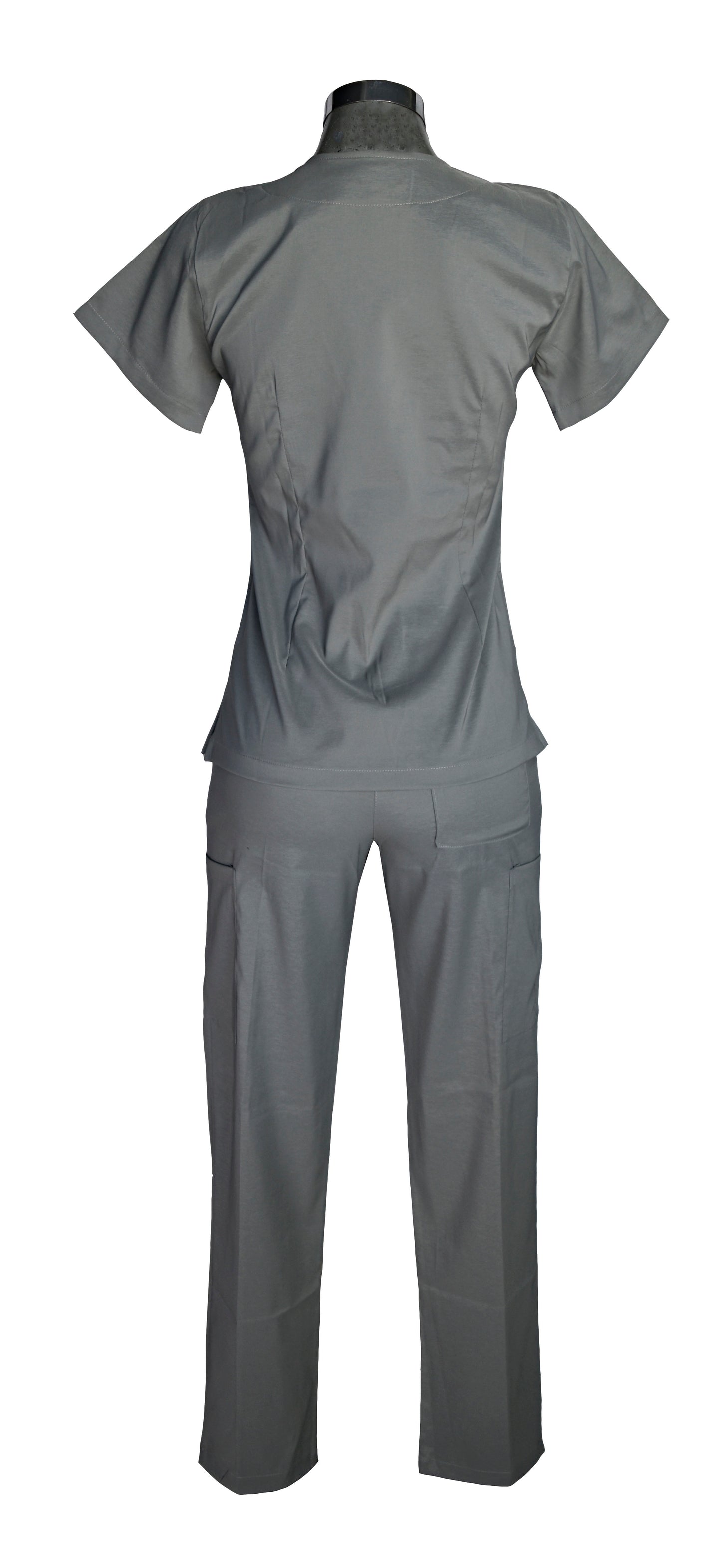 Pijama Médica Dama Megan Gris Perla