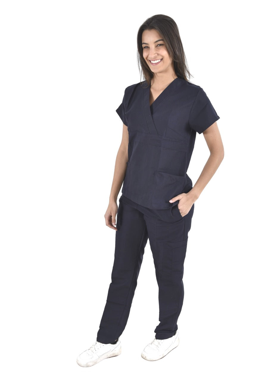 Pijama Médica Dama Jazmin Marino