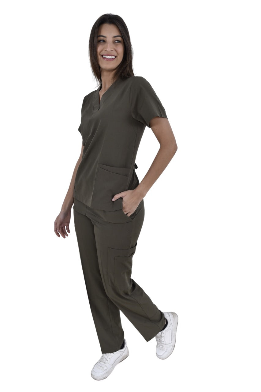 Filipina Médica Dama Tania Verde Militar