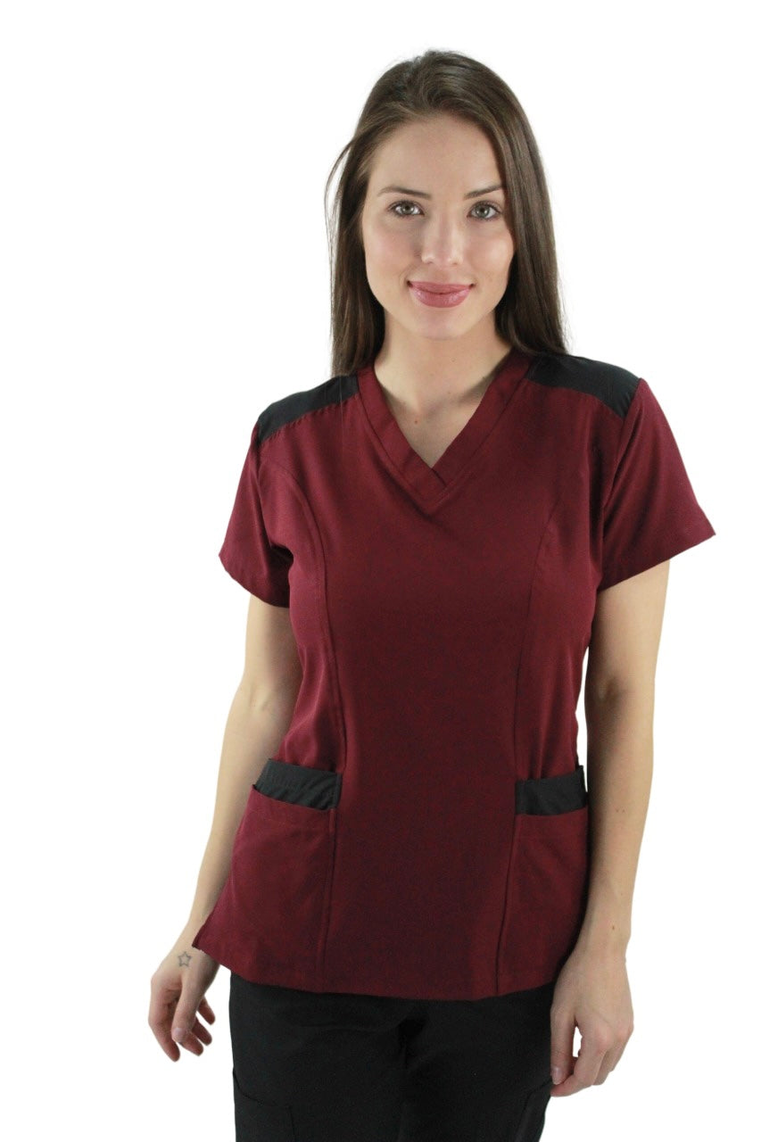 Filipina Médica Dama Lucía Vino con Negro