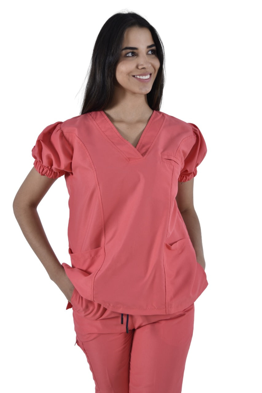 Pijama Médica Dama Taylor Coral