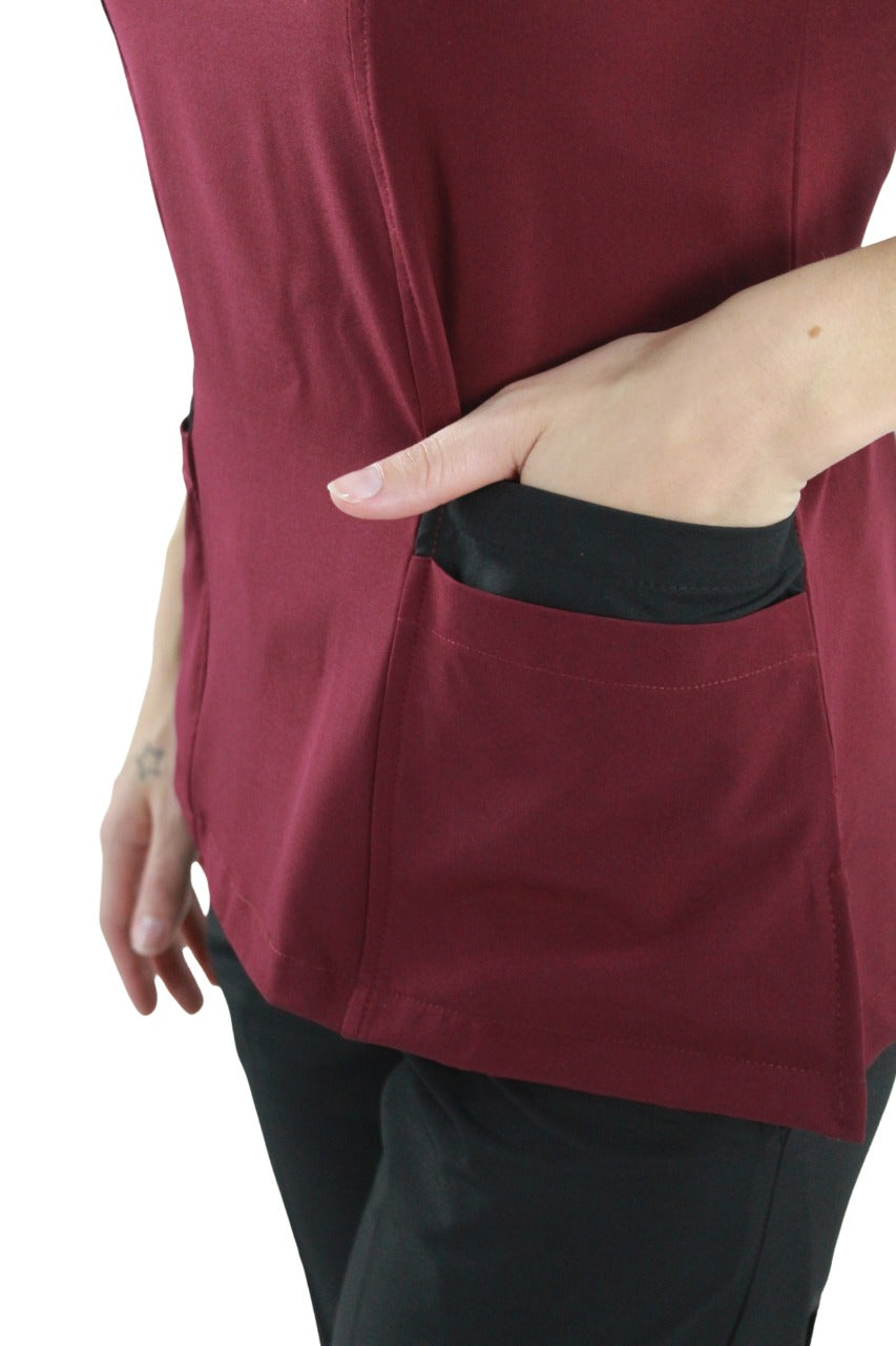 Filipina Médica Dama Lucía Vino con Negro