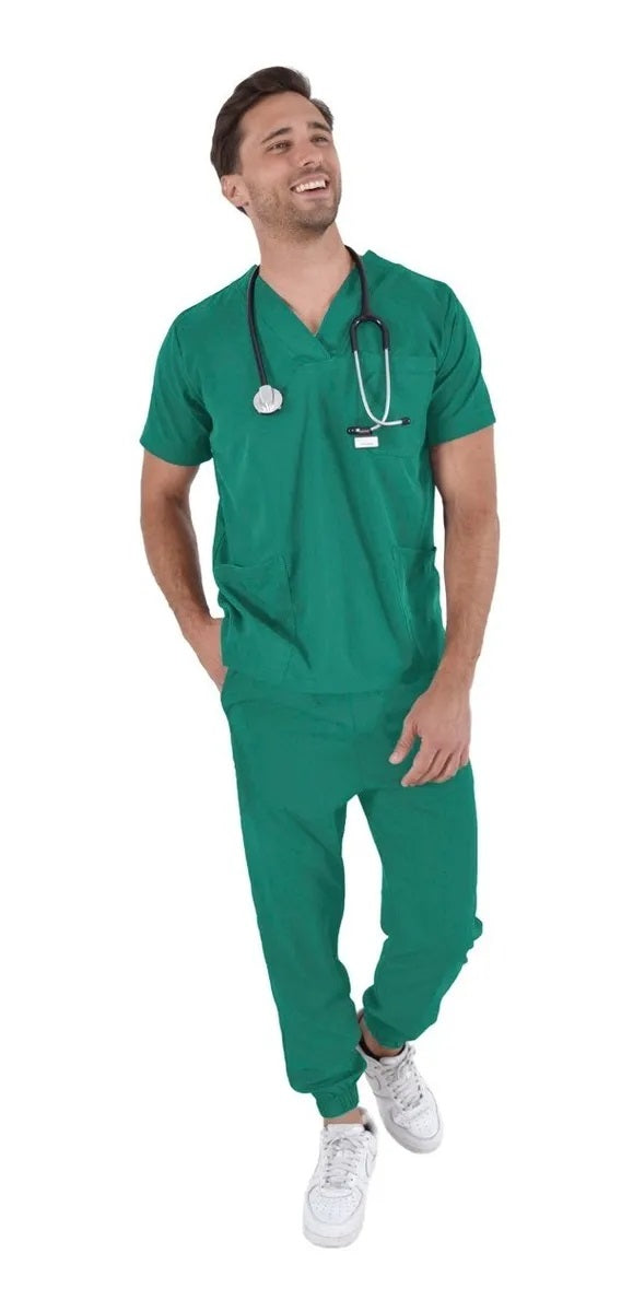 Pijama Médica Hombre Boston Jogger Jade